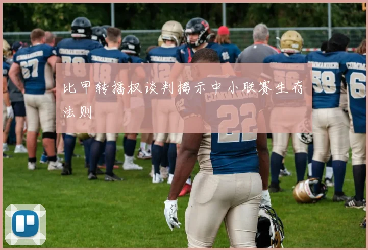 比甲转播权谈判揭示中小联赛生存法则